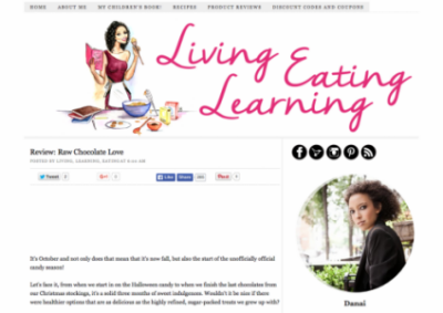 Living, Eating, Learning Reviews Raw Chocolate Love